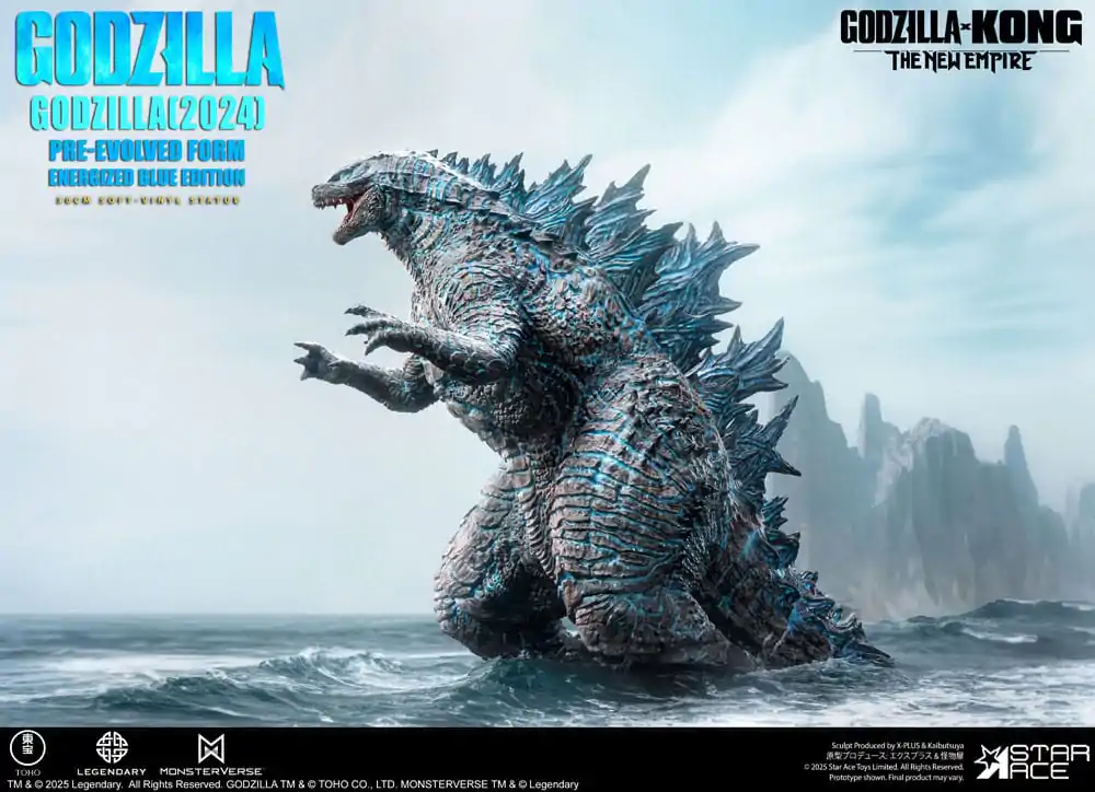Godzilla vs. Kong: The New Empire Mekana Vinilna Statua Godzilla (2024) Evolved Blue Edition 28 cm fotografija proizvoda