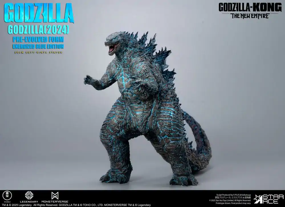 Godzilla vs. Kong: The New Empire Mekana Vinilna Statua Godzilla (2024) Evolved Blue Edition 28 cm fotografija proizvoda