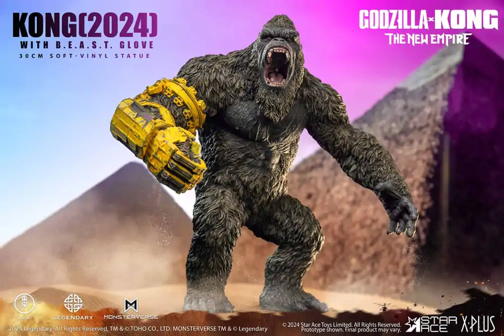 Godzilla vs. Kong: The New Empire Soft Vinyl Kip Kong s B.E.A.S.T. Rukavicom 30 cm fotografija proizvoda