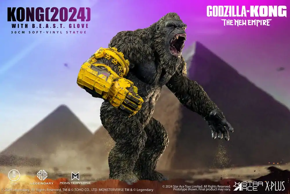 Godzilla vs. Kong: The New Empire Soft Vinyl Kip Kong s B.E.A.S.T. Rukavicom 30 cm fotografija proizvoda