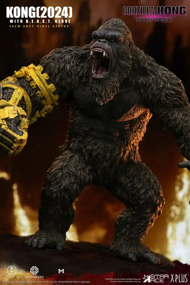 Godzilla vs. Kong: The New Empire Soft Vinyl Kip Kong s B.E.A.S.T. Rukavicom 30 cm fotografija proizvoda