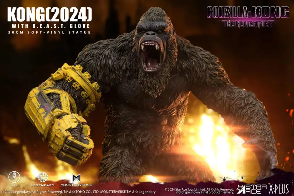 Godzilla vs. Kong: The New Empire Soft Vinyl Kip Kong s B.E.A.S.T. Rukavicom 30 cm fotografija proizvoda