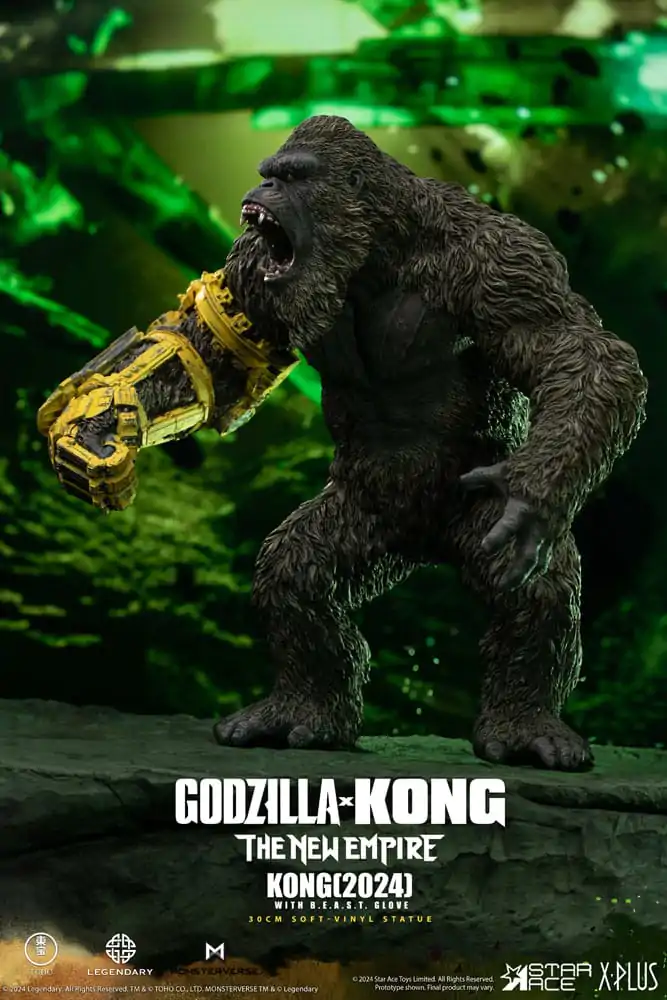 Godzilla vs. Kong: The New Empire Soft Vinyl Kip Kong s B.E.A.S.T. Rukavicom 30 cm fotografija proizvoda