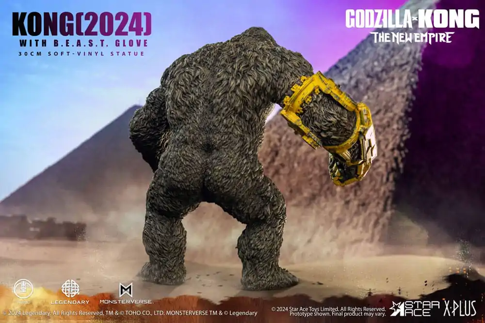 Godzilla vs. Kong: The New Empire Soft Vinyl Kip Kong s B.E.A.S.T. Rukavicom 30 cm fotografija proizvoda