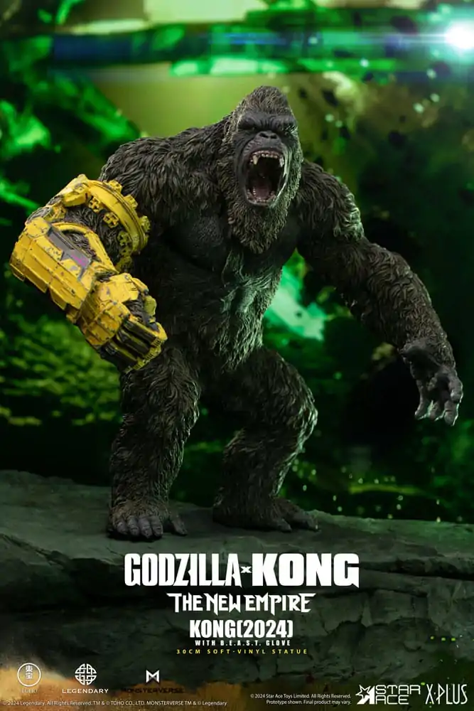 Godzilla vs. Kong: The New Empire Soft Vinyl Kip Kong s B.E.A.S.T. Rukavicom 30 cm fotografija proizvoda