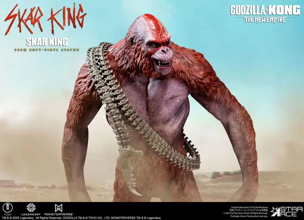 Godzilla vs. Kong: The New Empire Soft Vinyl Statua Skar King Unleash the Titan 30 cm fotografija proizvoda