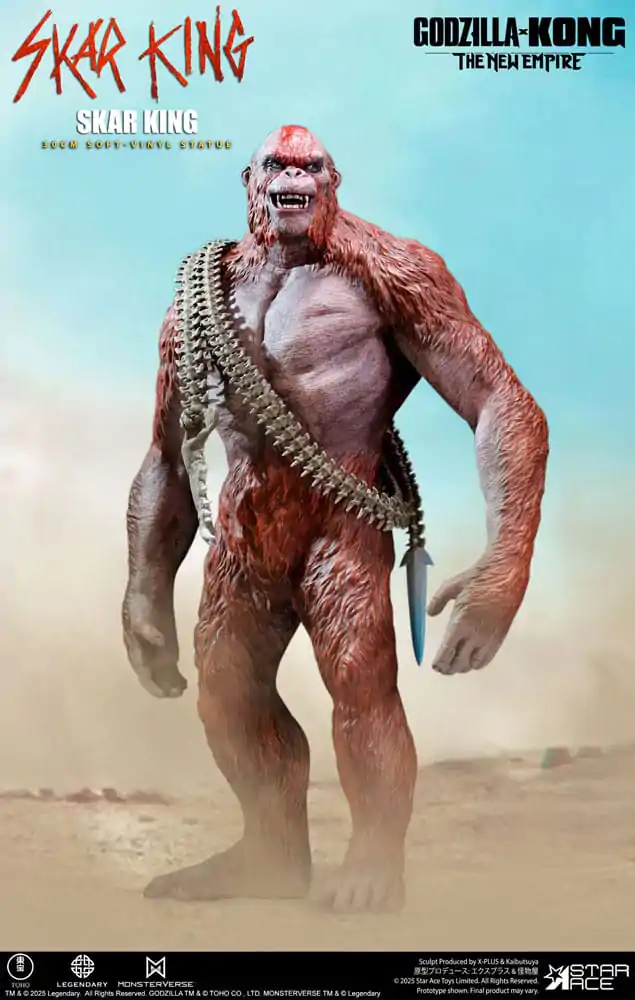 Godzilla vs. Kong: The New Empire Soft Vinyl Statua Skar King Unleash the Titan 30 cm fotografija proizvoda