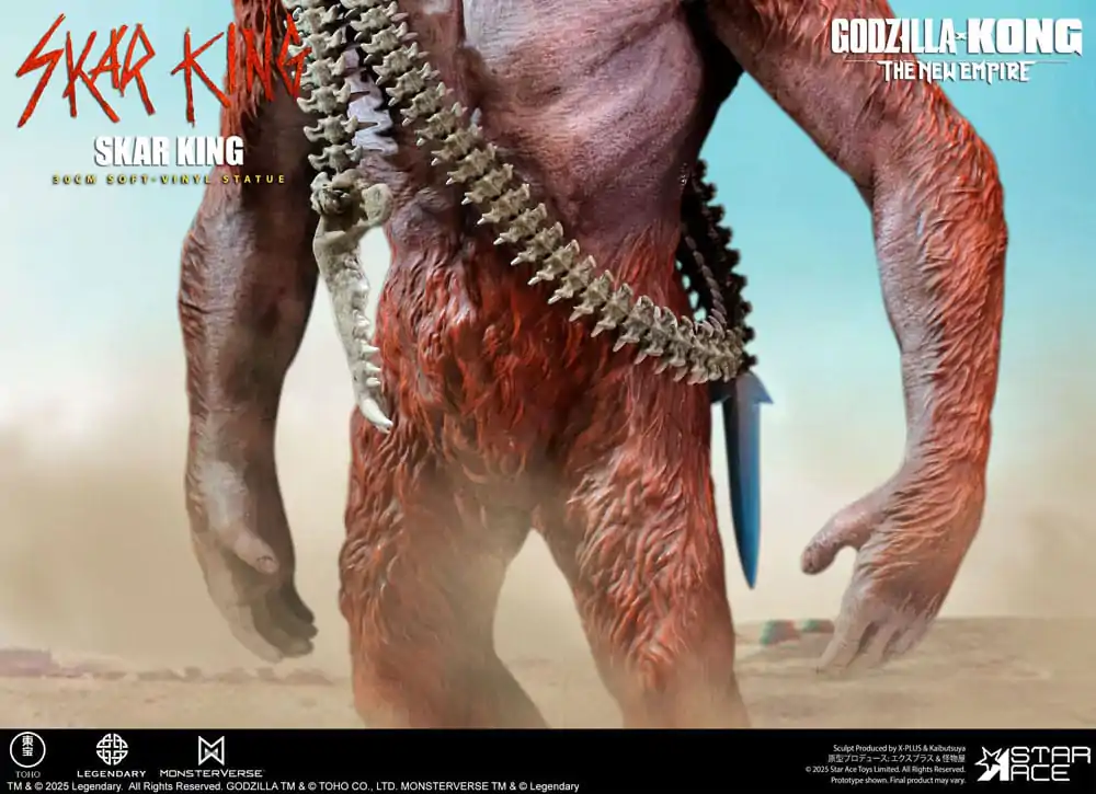 Godzilla vs. Kong: The New Empire Soft Vinyl Statua Skar King Unleash the Titan 30 cm fotografija proizvoda