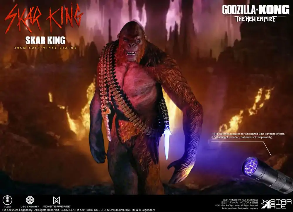Godzilla vs. Kong: The New Empire Soft Vinyl Statua Skar King Unleash the Titan 30 cm fotografija proizvoda
