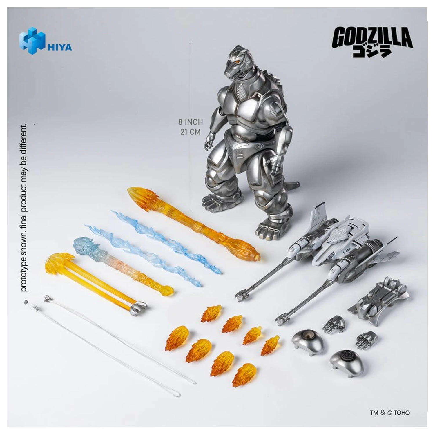 Godzilla vs. Mechagodzilla (1993) Exquisite Basic akcijska figura Super Mechagodzilla 21 cm fotografija proizvoda