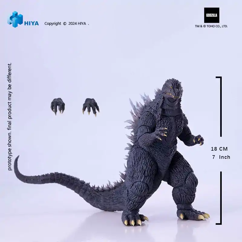 Godzilla protiv Mechagodzille 2002 Exquisite Basic akcijska figura Godzilla 18 cm fotografija proizvoda