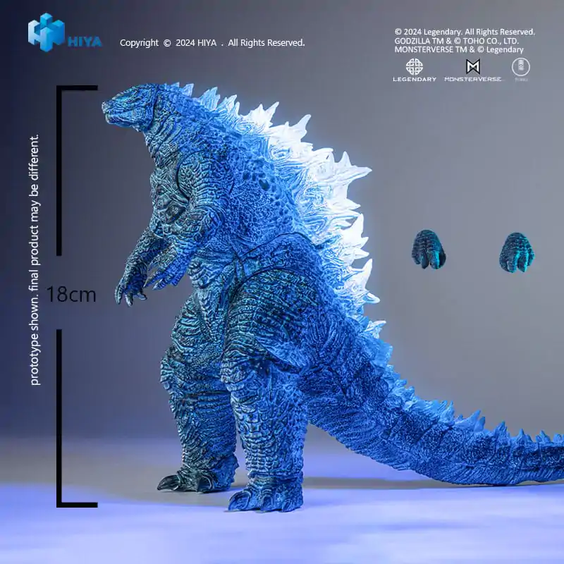 Godzilla x Kong: The New Empire Exquisite Basic akcijska figura Energized Godzilla 18 cm fotografija proizvoda