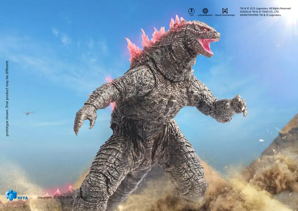 Godzilla x Kong The New Empire Vrhunska osnovna akcijska figura Heat Ray Godzilla Evolved Ver. 18 cm fotografija proizvoda