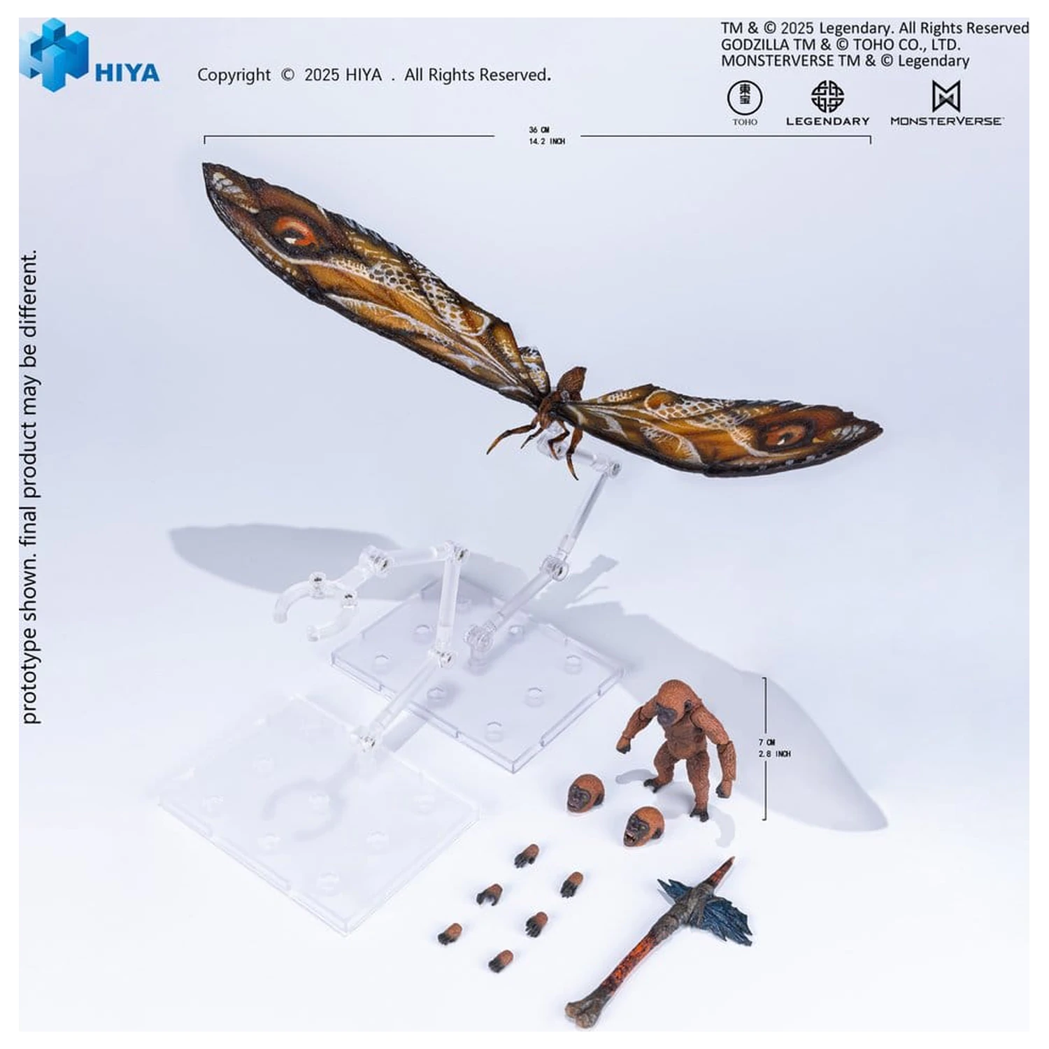 Godzilla x Kong: The New Empire Exquisite Basic Series Akcijska figura Mothra Premium Set fotografija proizvoda