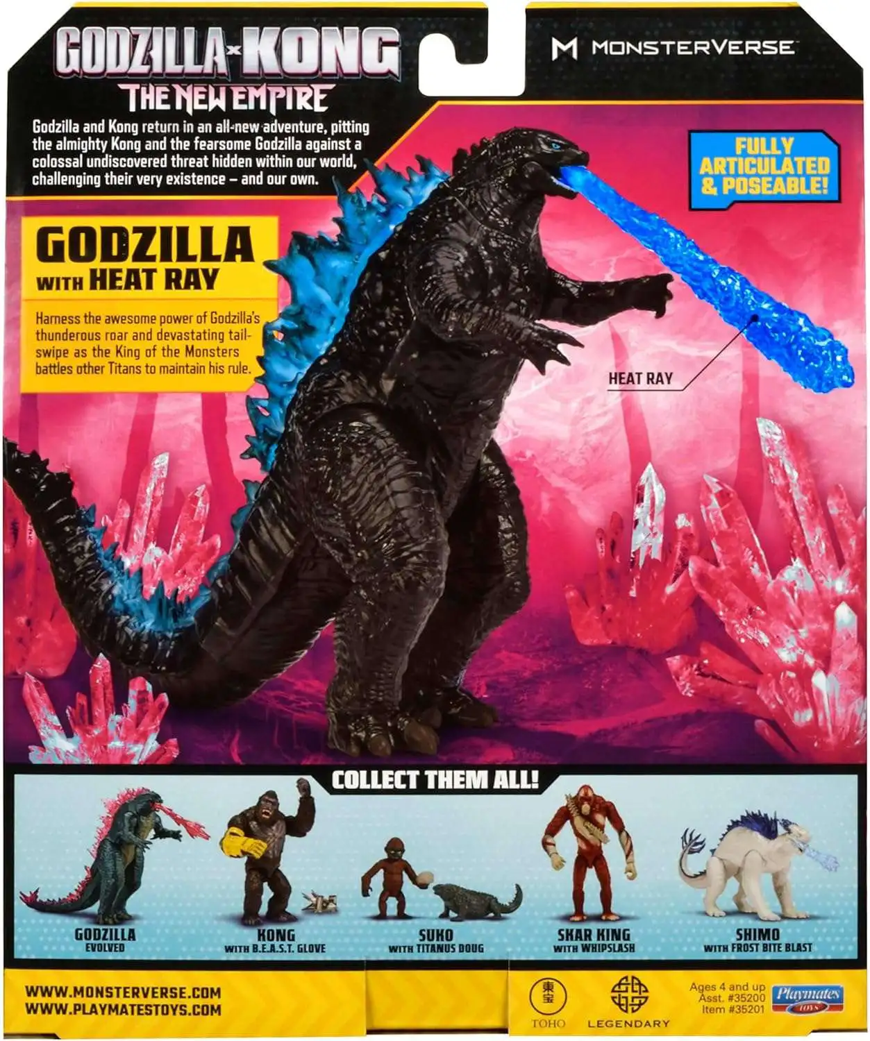 Godzilla x Kong: The New Empire - Godzilla Evolved with Heat Ray akcijska figura 15 cm fotografija proizvoda