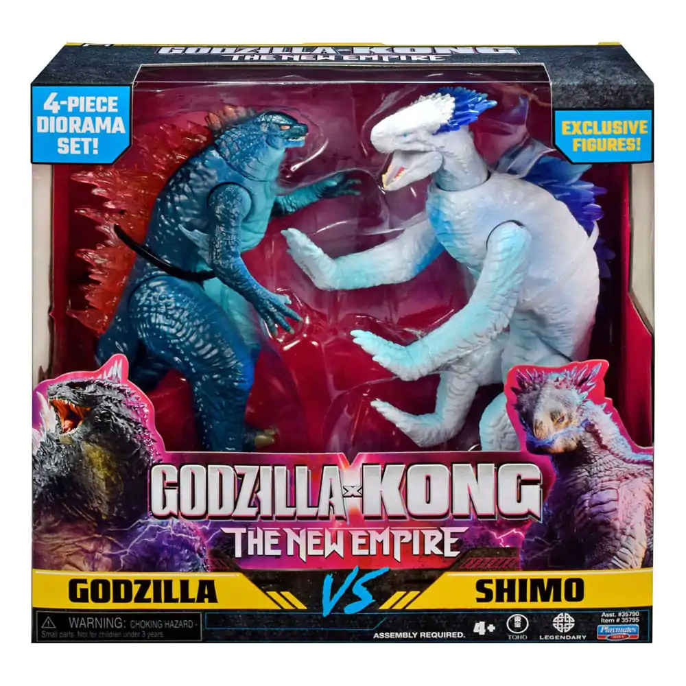 Godzilla x Kong: The New Empire Diorama 2-Pack Godzilla vs Shimo 15 cm fotografija proizvoda