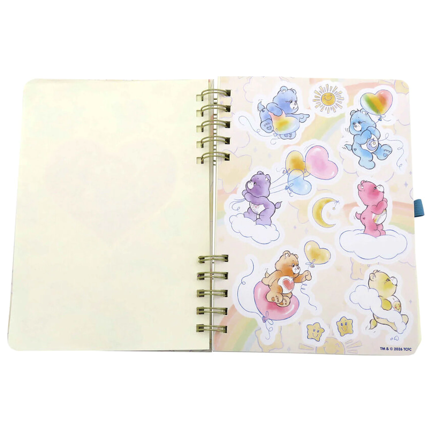 Care Bears A5 bilježnica + kemijska olovka i naljepnice fotografija proizvoda