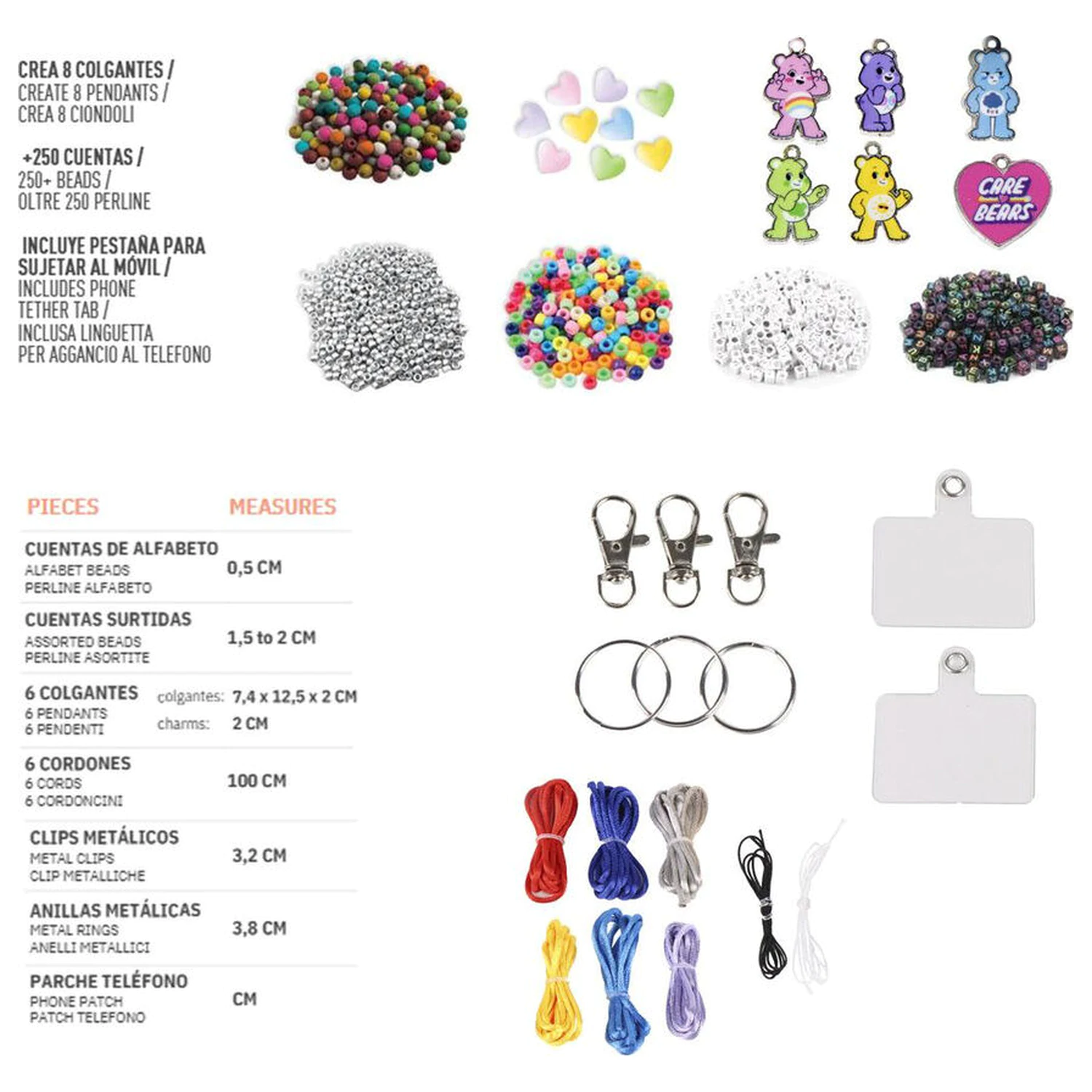 Care Bears set za izradu privjeska za ključeve fotografija proizvoda