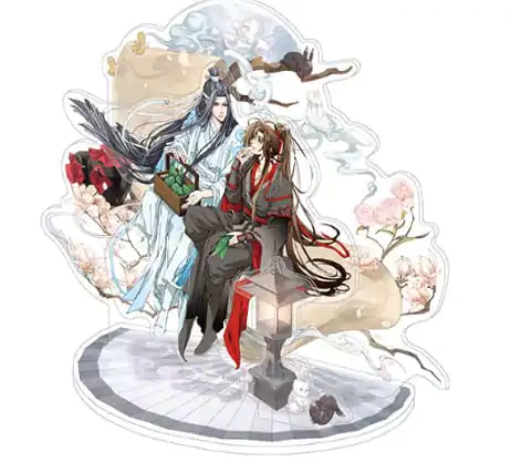 Grandmaster of Demonic Cultivation Akrilni stalak Wei Wuxian & Lan Wangji Slatke zastavice koje se vijore na vjetru Ver. 19 cm fotografija proizvoda