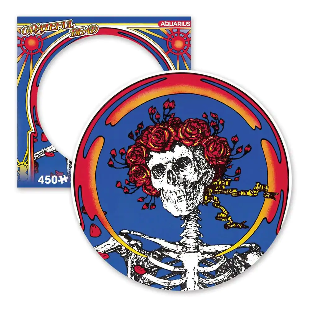 Grateful Dead Skull & Roses Picture Disc puzzle (450 dijelova) fotografija proizvoda