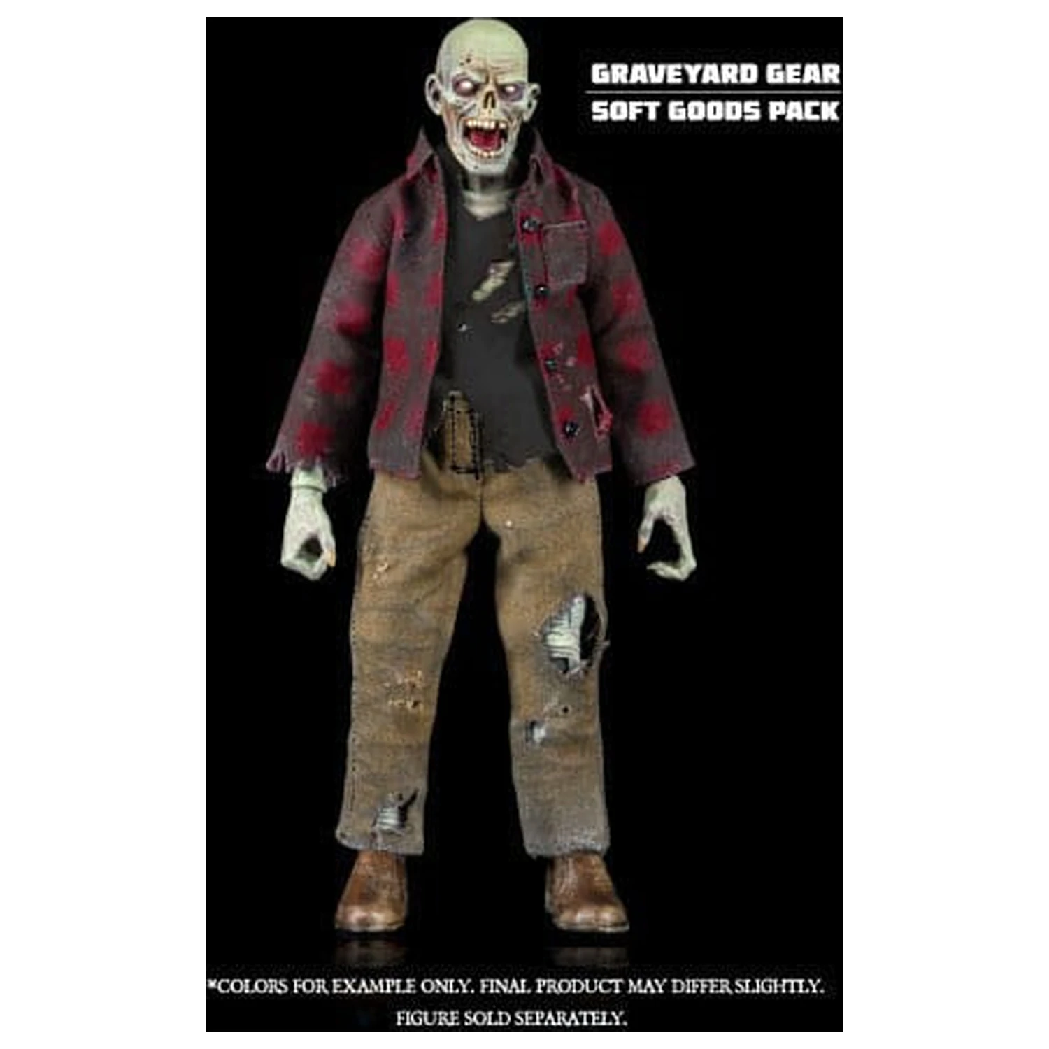 Graveyard Series Action Figure Accessory Worker Zombie Soft Goods Pack  fotografija proizvoda