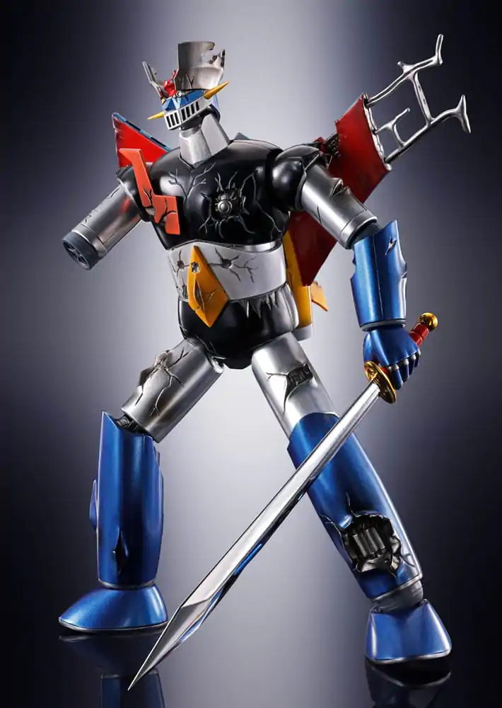 Great Mazinger Soul of Chogokin Diecast akcijska figura GX-105D Great Mazinger Z Kakumei Shinka Damage Ver. 17 cm fotografija proizvoda