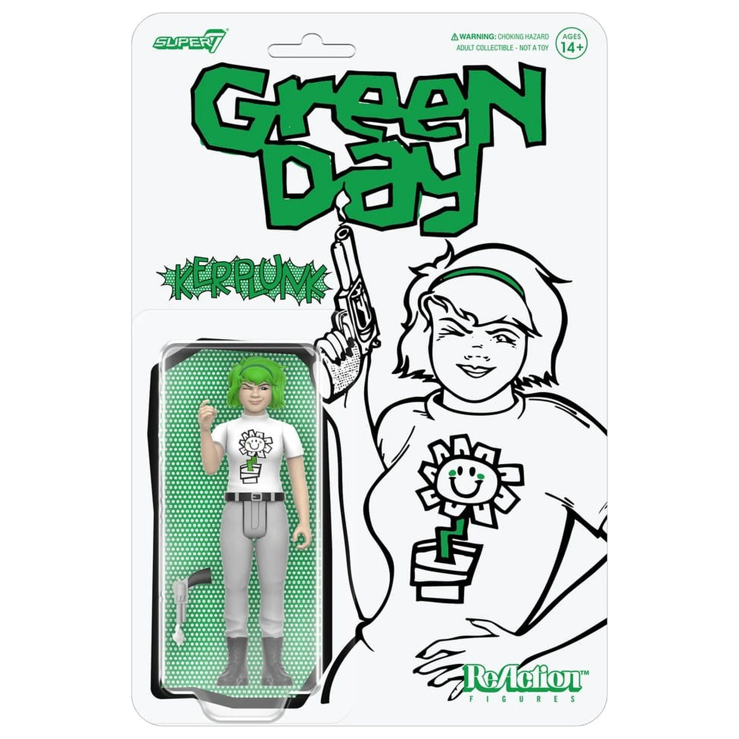 Green Day ReAction akcijska figura Kerplunk Girl fotografija proizvoda