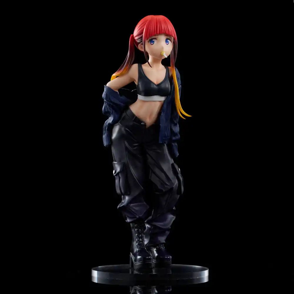 Gridman Universe Zozo Black Collection PVC Kip Chise Asukagawa 21 cm fotografija proizvoda