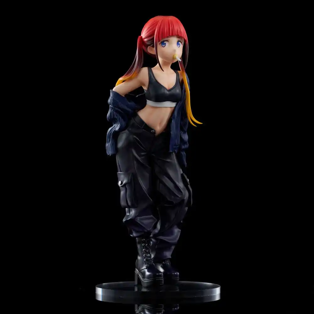 Gridman Universe Zozo Black Collection PVC Kip Chise Asukagawa 21 cm fotografija proizvoda