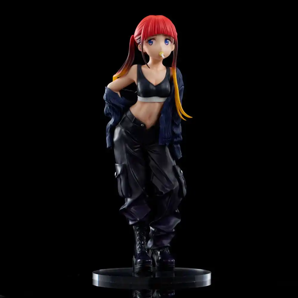 Gridman Universe Zozo Black Collection PVC Kip Chise Asukagawa 21 cm fotografija proizvoda