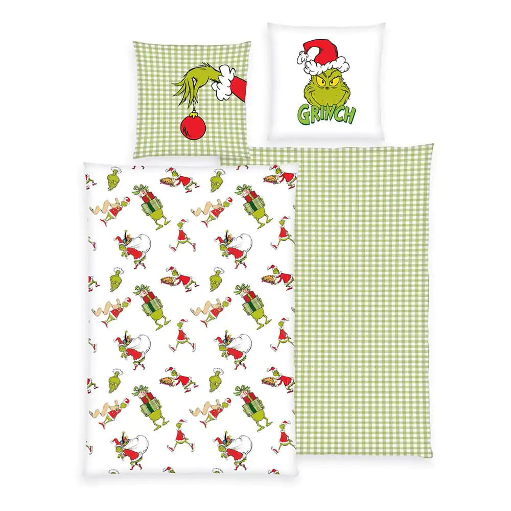 Grinch posteljina 135 x 200 cm fotografija proizvoda