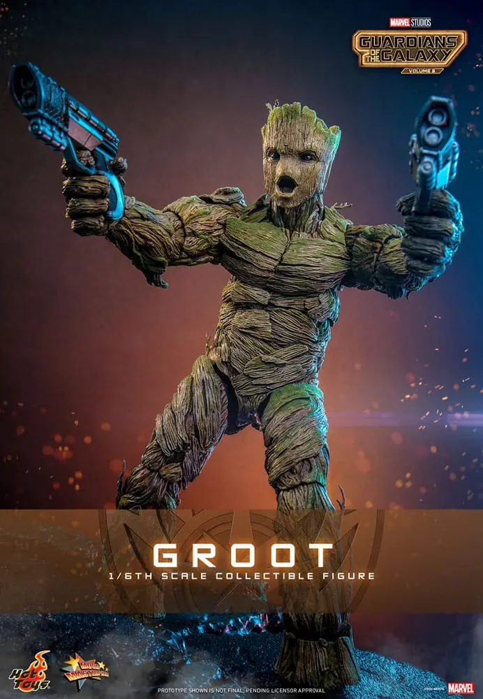 Guardians of the Galaxy Vol. 3 Movie Masterpiece akcijska figura 1/6 Groot 32 cm fotografija proizvoda