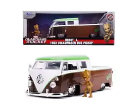 Guardians of the Galaxy Diecast Model 1/24 1963 Autobus Pickup Groot fotografija proizvoda