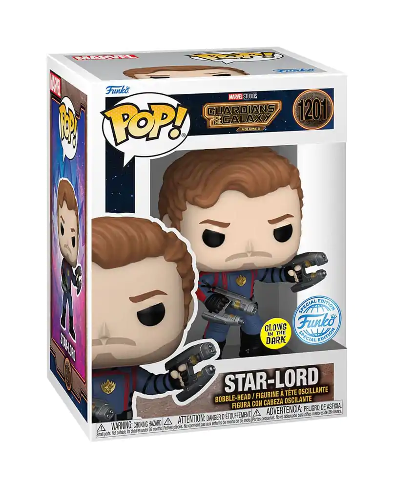 Guardians of the Galaxy Funko POP! Vinilna Figura Star-Lord(GW) Exclusive Edition 9 cm fotografija proizvoda