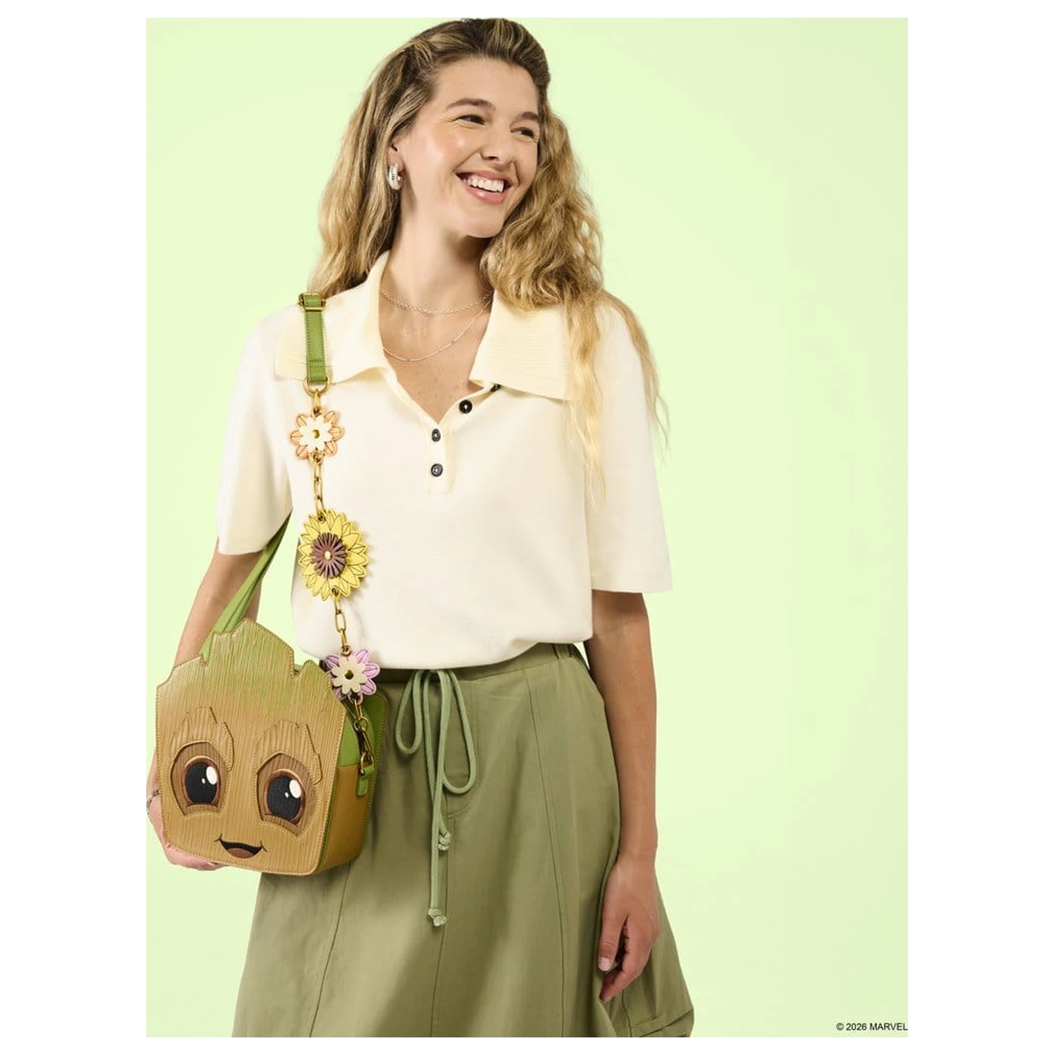 Guardians of the Galaxy by Loungefly torba preko tijela Groot Floral fotografija proizvoda