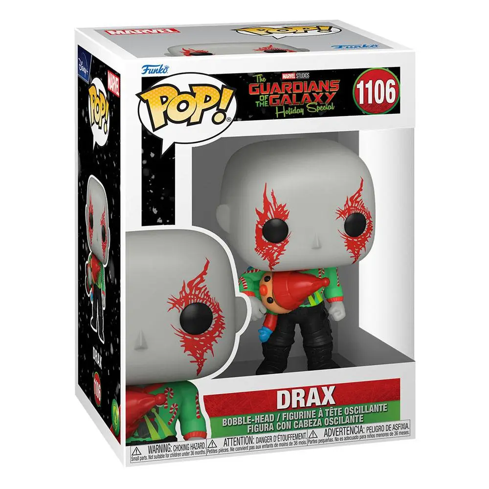 Guardians of the Galaxy Holiday Special POP! Heroes Vinilna Figura Drax 9 cm fotografija proizvoda