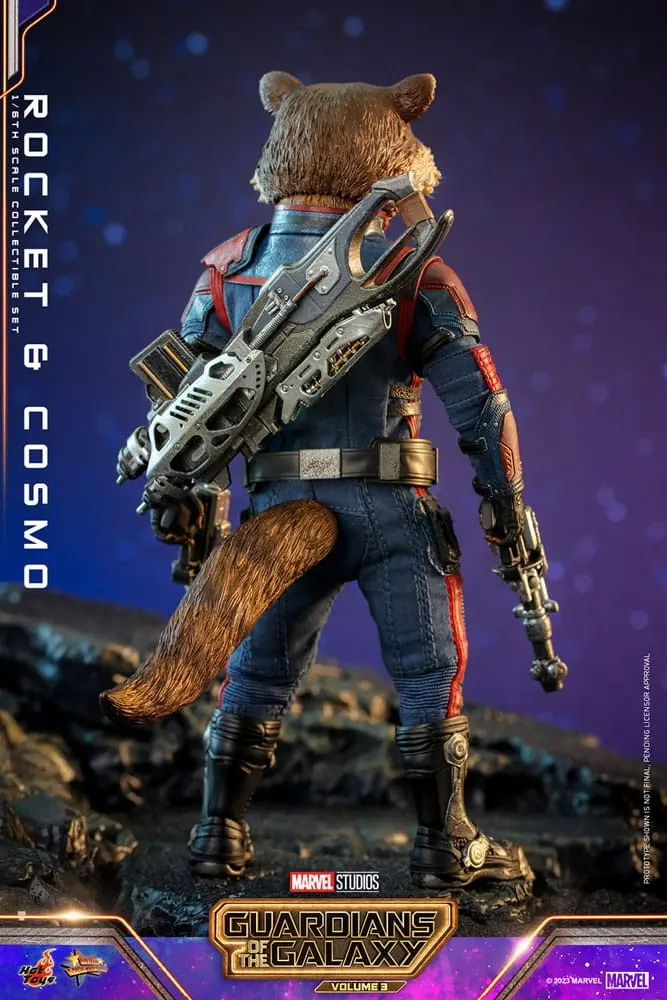 Guardians of the Galaxy Vol. 3 Movie Masterpiece akcijske figure 1/6 Rocket & Cosmo 16 cm fotografija proizvoda