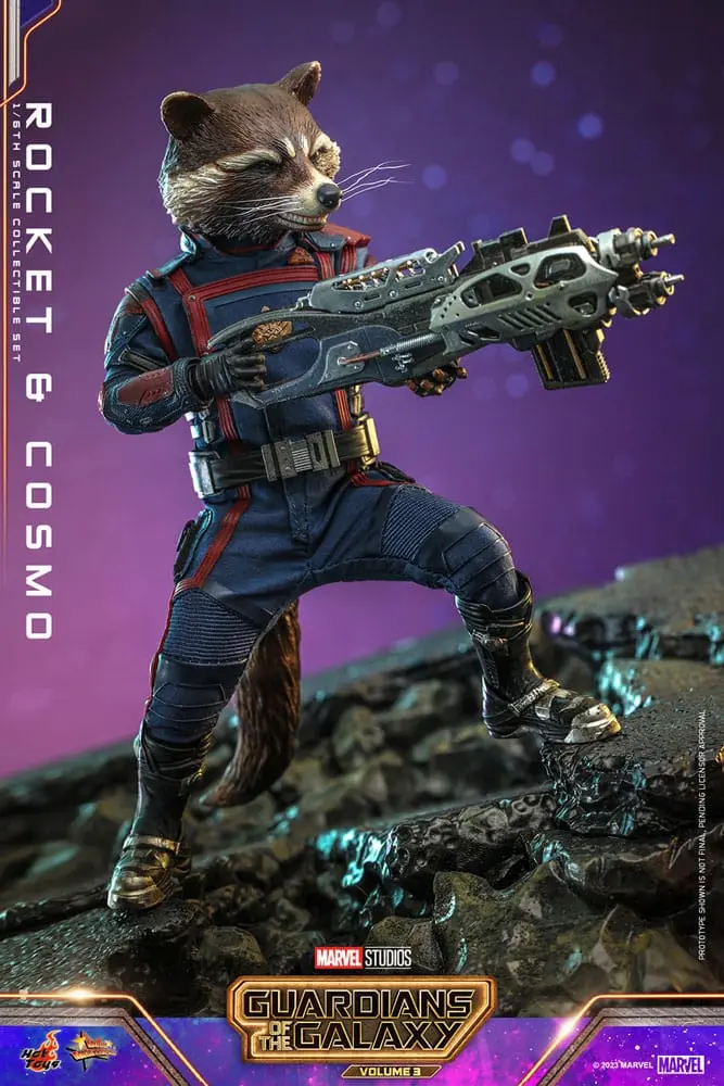 Guardians of the Galaxy Vol. 3 Movie Masterpiece akcijske figure 1/6 Rocket & Cosmo 16 cm fotografija proizvoda