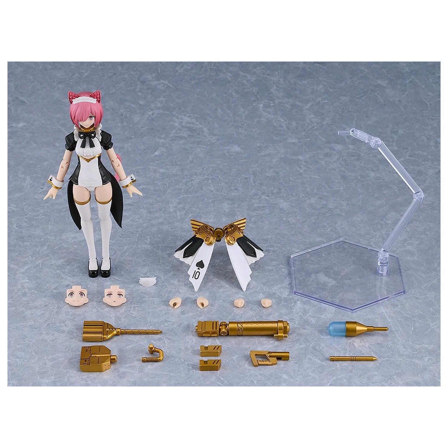Guilty Princess Plastic Model Kit PLAMAX GP-12 Maidroid Rosalie 16 cm fotografija proizvoda