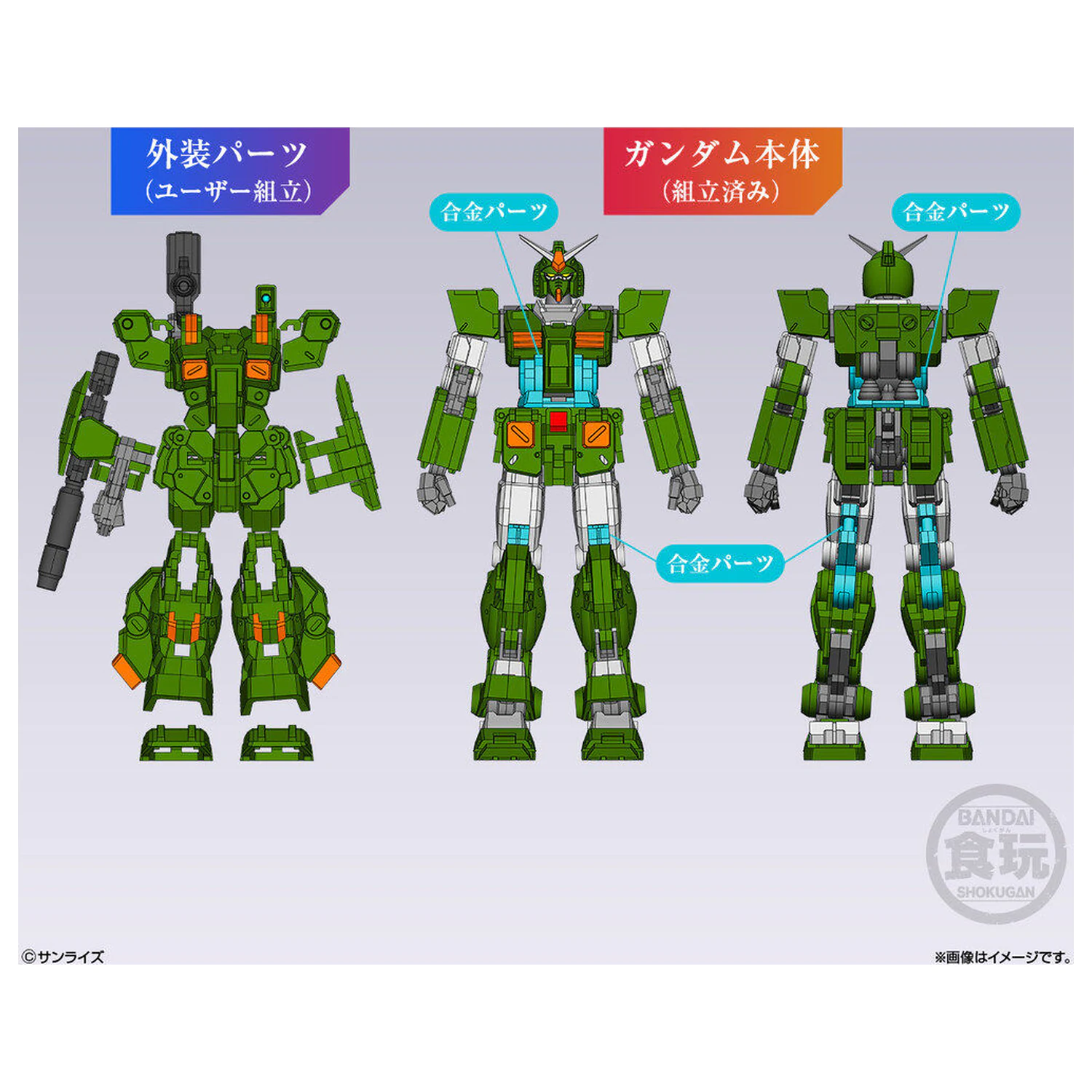 Gundam Artifact PRO Full Armor Gundam figura 10 cm fotografija proizvoda