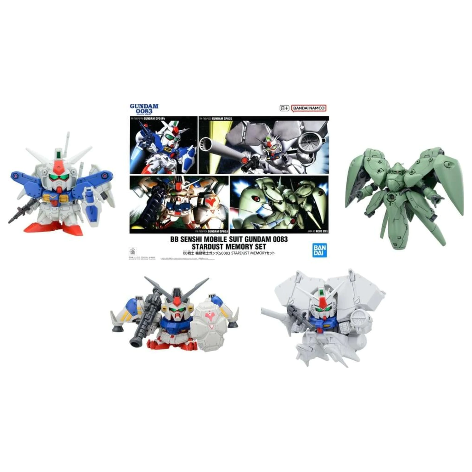 Gundam BB Senshi Mobile Suit Gundam Komplet modela fotografija proizvoda