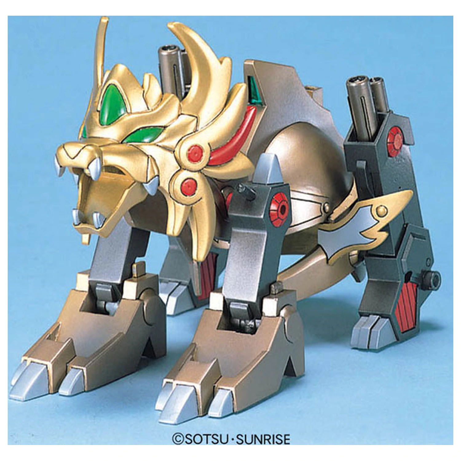 GUNDAM BB167 Kijin Daisyougun Shiryuhou "Kirahagane Gok" set modela fotografija proizvoda