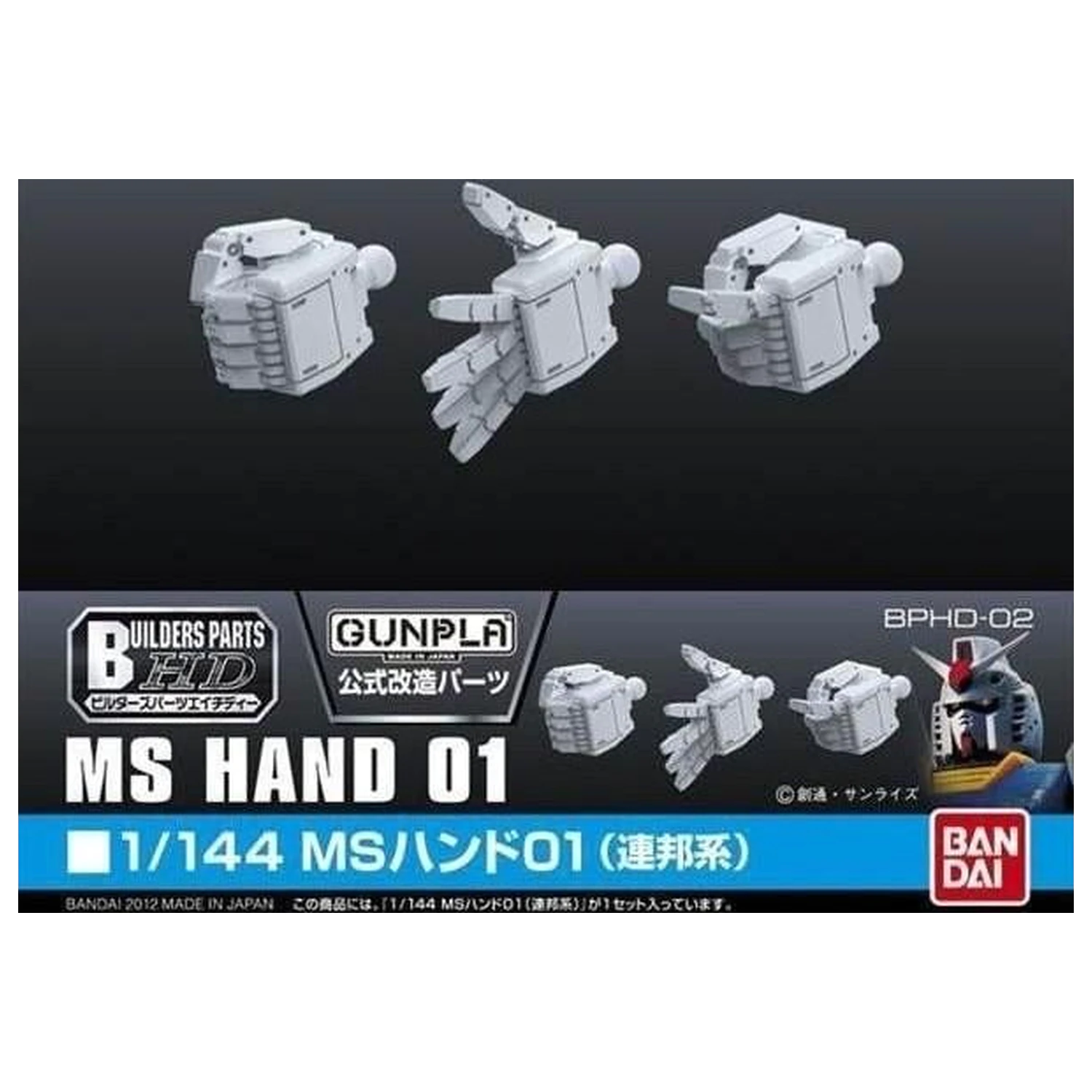Gundam Builders Part HD 1/144 MS Ruka 01 (E.F.S.F.) Komplet modela fotografija proizvoda