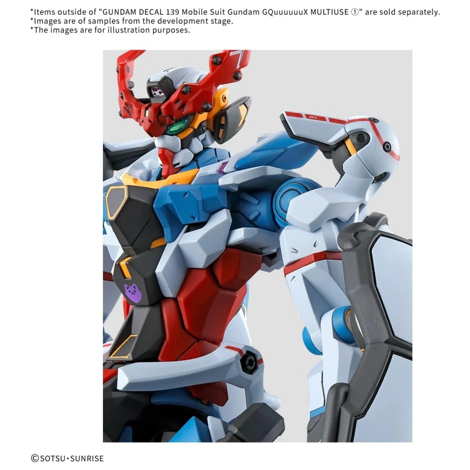 GUNDAM Decal 139 Gundam Gquuuuuux 1 model kit fotografija proizvoda