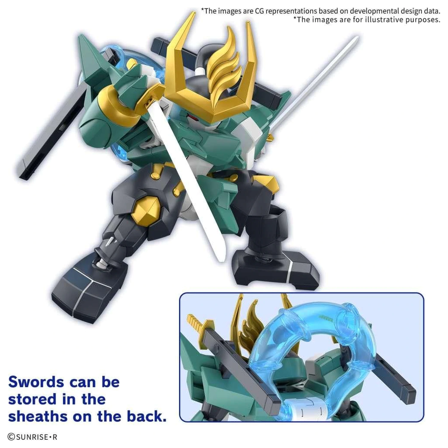 Gundam Fujinmaru Komplet Modela fotografija proizvoda