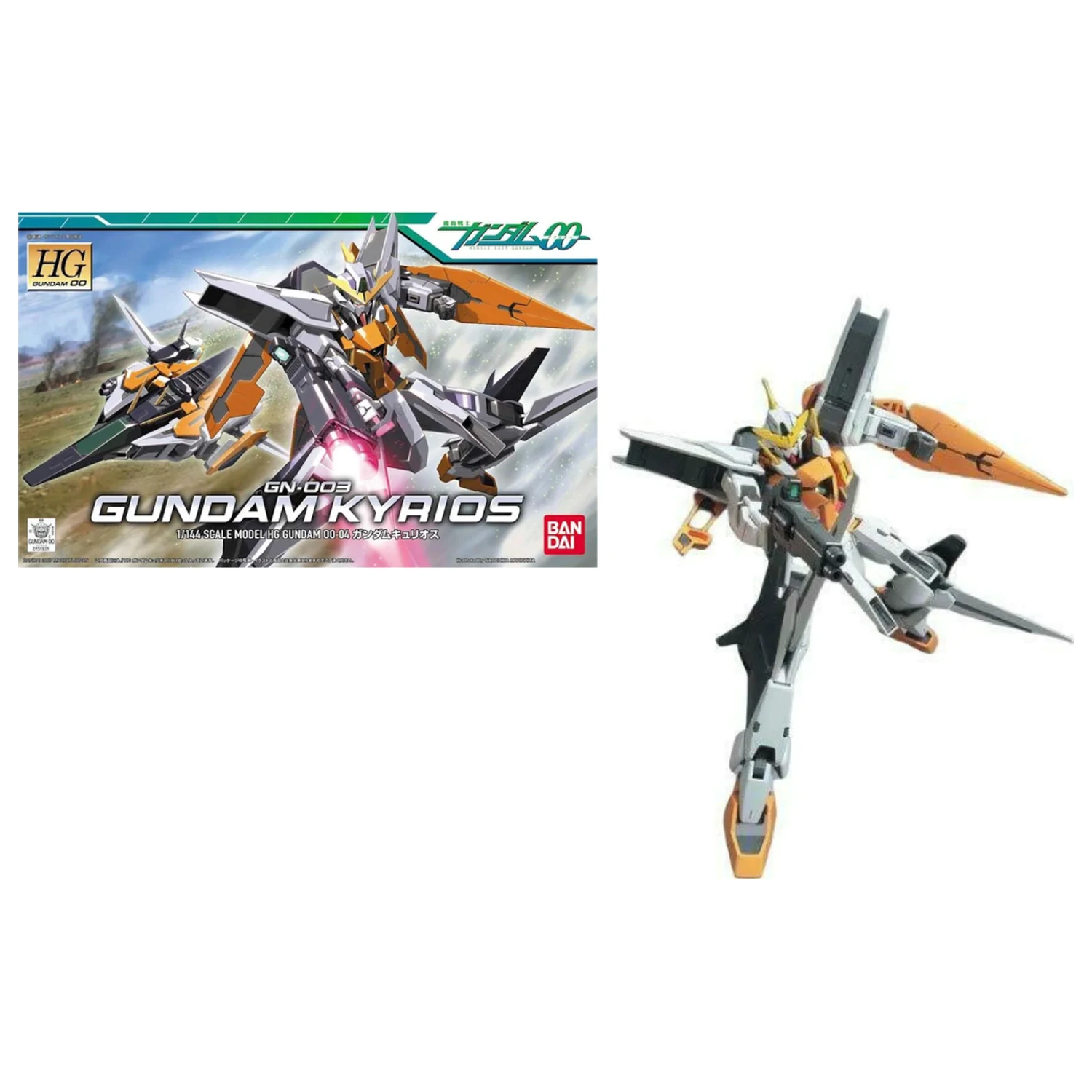 Gundam HG 1/144 00 GN-003 Gundam Kyrios komplet modela fotografija proizvoda