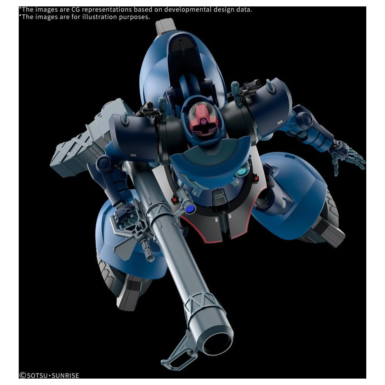 GUNDAM HG 1/144 Challia’s Rick Dom (GQ) Komplet modela fotografija proizvoda