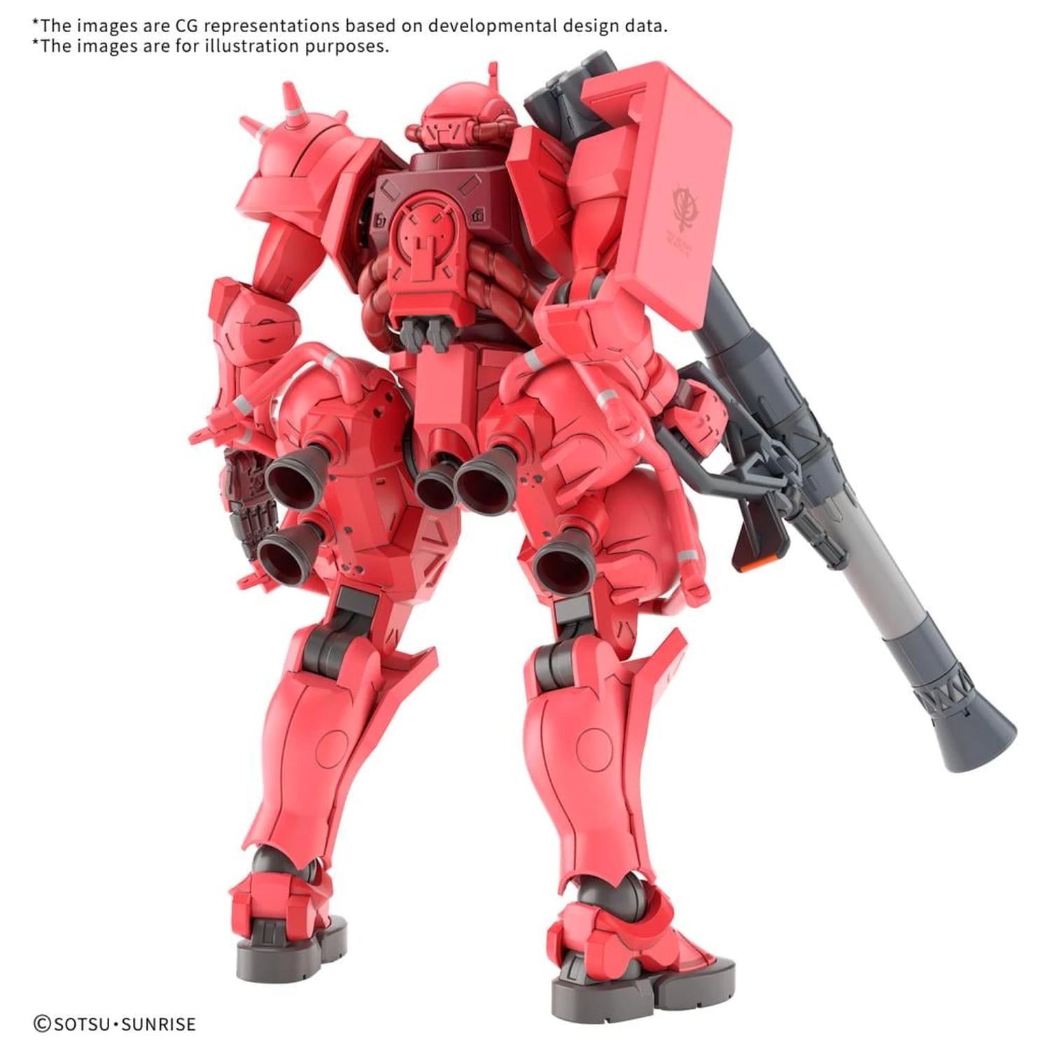 GUNDAM HG 1/144 Char's Zaku (GQ) komplet modela fotografija proizvoda
