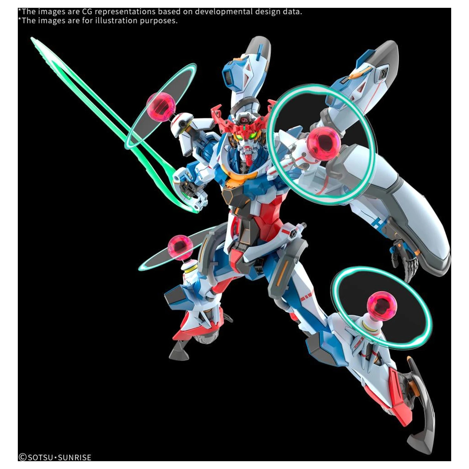 Gundam HG 1/144 GQuuuuuuX (Endymion Unit Awakened) komplet modela fotografija proizvoda