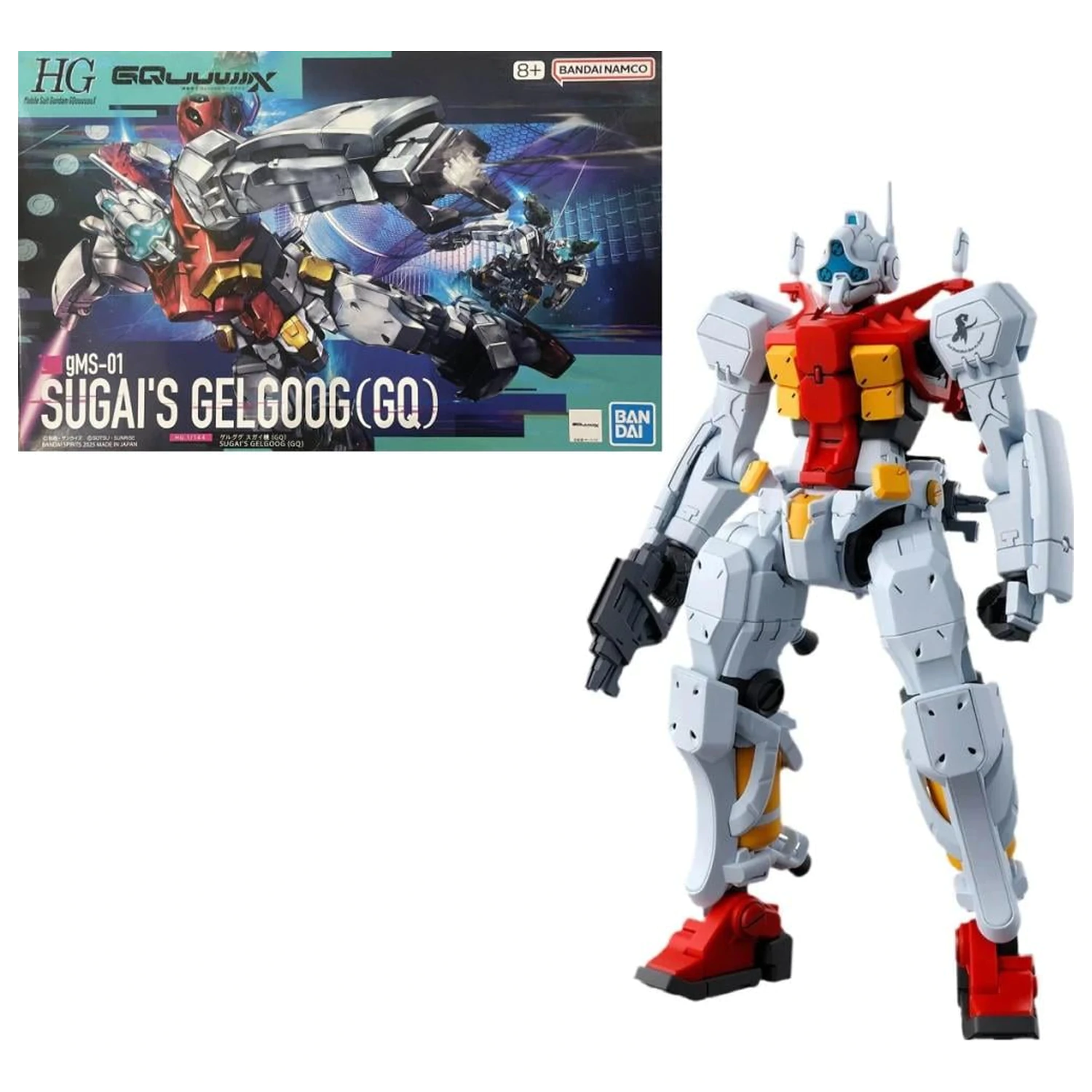 GUNDAM HG 1/144 GQuuuuuuX Sugai's Gelgoog (GQ) set modela fotografija proizvoda